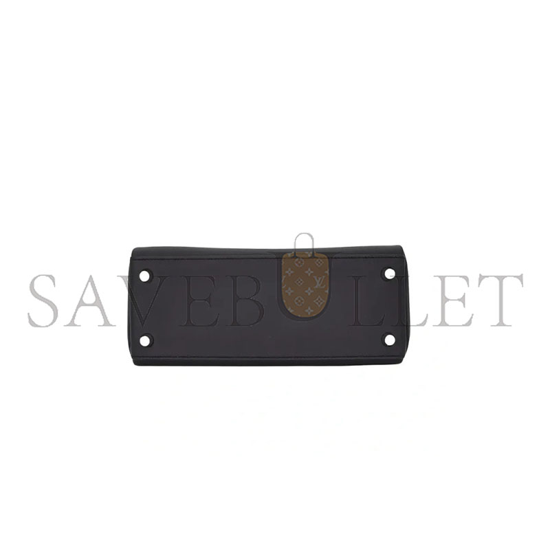HERMÈS MASTER KELLY COLORMATIC 25 CM BLACK SWIFT LEATHER WITH PALLADIUM HARDWARE (25*19.5*10cm)